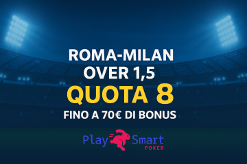 Quota Maggiorata Roma-Milan: Over 1,5 a Quota 8!